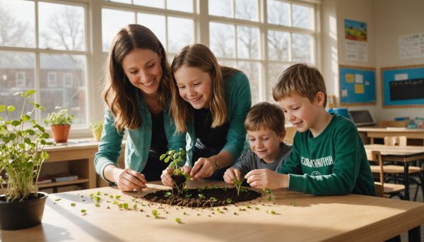 Comment faire pousser des haricots en classe ?