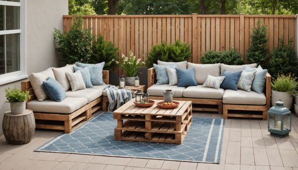 Le mobilier en palette sublime votre extérieur