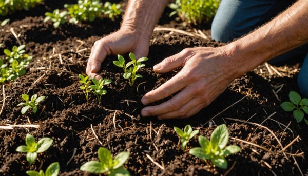 Le paillage naturel protège la terre vivante