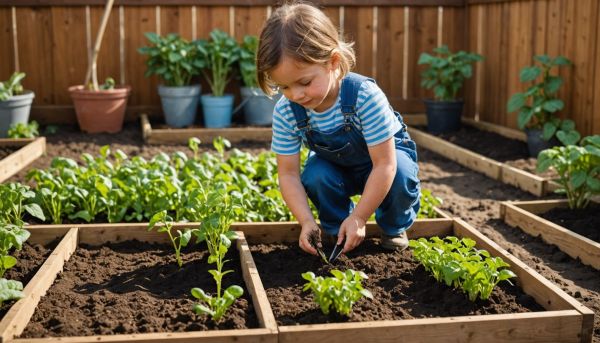 Pourquoi créer un carré potager pour enfants ?